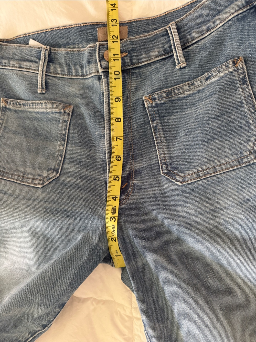 Mother Patch Pocket Mid Rise Maven Ankle in Avant Gardener Size 30 - Picture 12 of 12